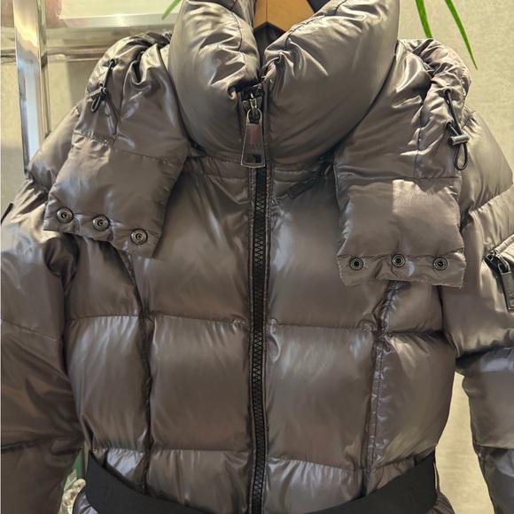SAM. Metallic Gray Puffer Jacket $650 retail - Picture 4 of 11
